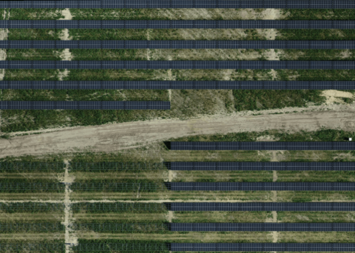 Canadian solar project utilizing AI Clearing's automated construction progress monitoring